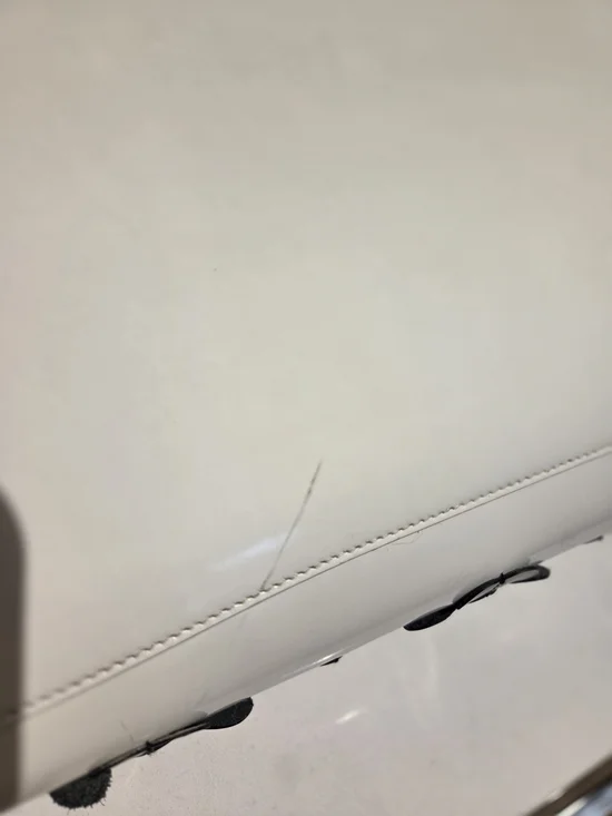 Prada White Doctor Bag with Black Floral Appliqués - Fall 2012 - Picture 8 of 16